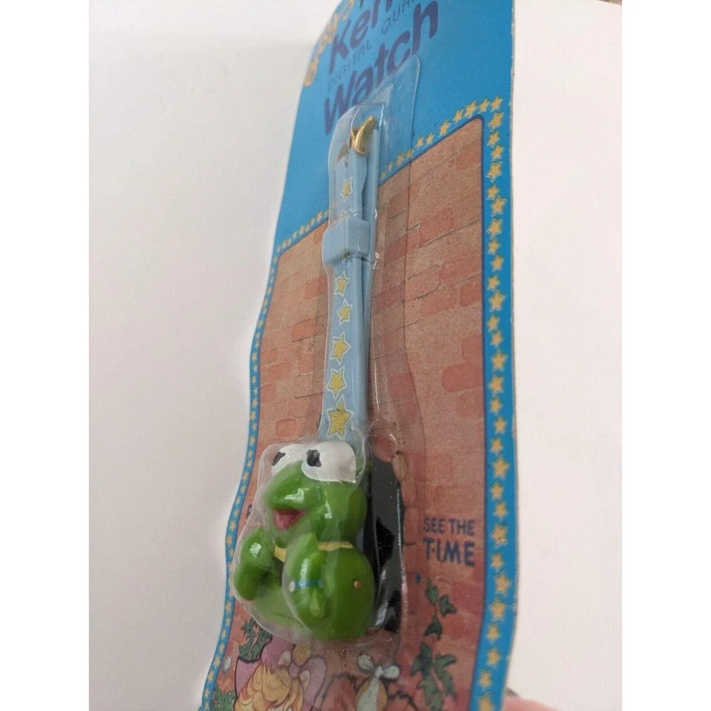 Vintage 1987 Baby Kermit The Frog Digital Watch Henson Productions Muppet Babies